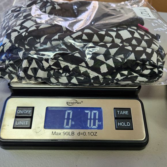 Vince Camuto Womens Plus Short Sleeve Blouse Size 3X Black White Faux Wrap Lined - Picture 8 of 8